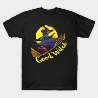 Good Witch  Design for a Witch riding a broom T-Shirt